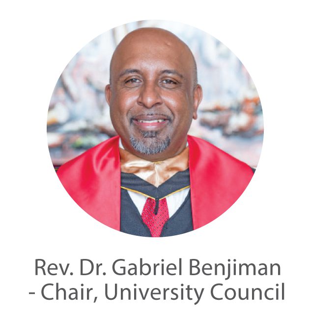 Rev Dr. Gabriel Benjamin-Chair, University Council