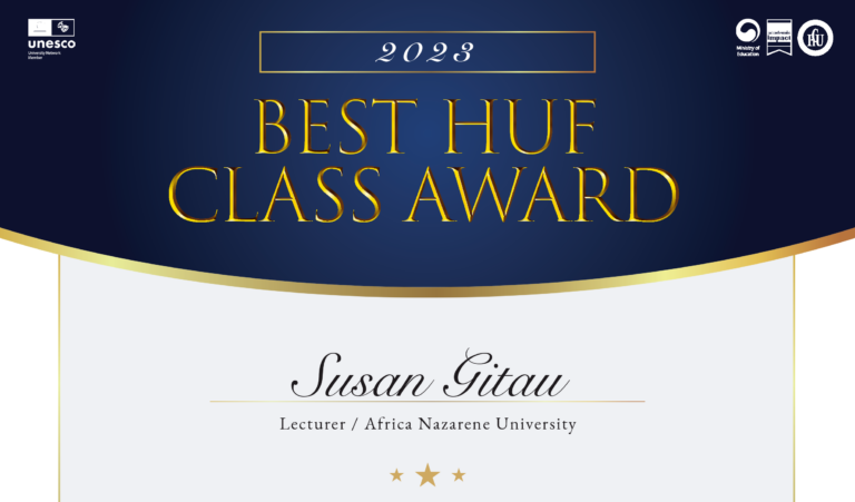 Susan Gitau HUF Award 3